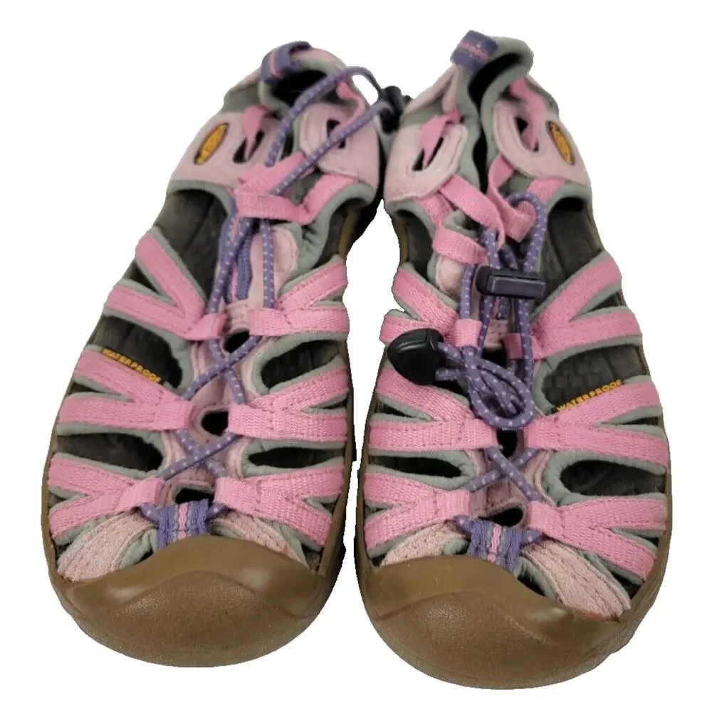 Keen Whisper Waterproof Sandals / Shoes Pink Youth Size 5 (READ)